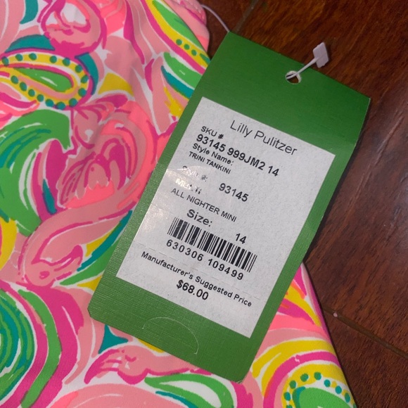 Lily Pulitzer Girls Tankini - Picture 2 of 3